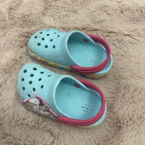Mermaid crocs toddler 7